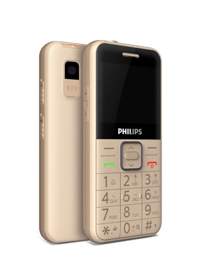 Philips Mobile phone Philips E171L Duel Sim 1400mAh Battery 2000 Contacts - Gold - Image 1
